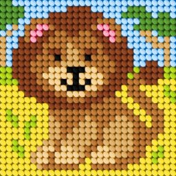 Haft. Moje pierwsze wyszywanie - Lew