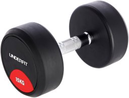 UnderFit Hantla gumowana 15 kg UNDERFIT do ćwiczeń siłowych fitness
