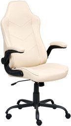 Krzesło biurowe Obrotowy TRIUMPHER Ekoskóra Złamana biel