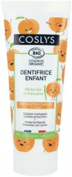 Coslys Pasta do zębów dla dzieci zapobiegająca próchnicy Brzowskwiniowa 50 ml