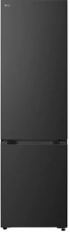 LG GBBS322CEV Refrigerator, C, Free-standing, Combi, Height 2.03 m, Net fridge 262 L, Net freezer 113 L, Black