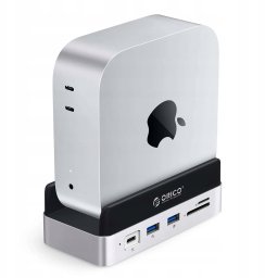 Stacja dokująca Orico Stacja dokująca Orico MiniDock 10w1 z kieszenią na dysk twardy SSD - srebrna