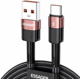 Kabel Essager 120W USB A na USB C 6A, 2m, wyświetlacz do Xiaomi, POCO, Redmi