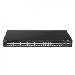 Switch zarządzalny EDIMAX GS-5654PLX V2 - 48x 100|1000Mbps RJ45, 6x 10GbE SFP+, PoE+ 400W Long range