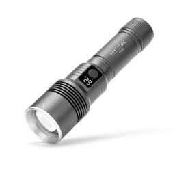 Latarka akumulatorowa MONTIS MT159-GR  Taktyczna LED 700lm ZOOM 15W szara