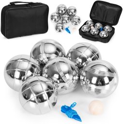 Multistore Zestaw do gry w bule kule do gry w bule 6 szt. + etui i akcesoria EDUKAMP