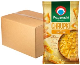 Przysnacki Przysnacki Chrupki o smaku żółty ser 130 g x 15 sztuki