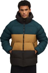 Kurtka męska Puma Kurtka męska Puma Mono Hooded zielono-brązowo-czarna 688367 75 L