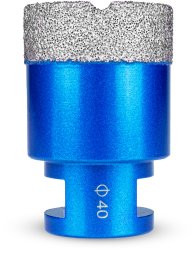 OTWORNICA DIAMENTOWA DO BETONU GRESU PUSZEK PŁYTEK 40 MM M14 TECHTOOL