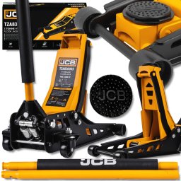 JCB Podnośnik SAMOCHODOWY lewarek HYDRAULICZNY niskoprofilowy 3T 2-TŁOKI