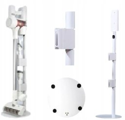 STOJAK DO ODKURZACZA DYSON V6 V7 V8 V10 V11 V12 V15 OKRĄGŁY STYLOWY biały