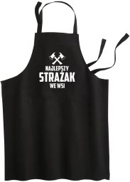 Koszulkowy Najlepszy strażak we wsi - fartuch z nadrukiem