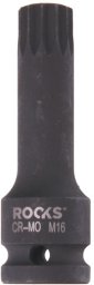 ROOKS KLUCZ TRZPIENIOWY UDAROWY 1/2", 75 MM, SPLINE M 16