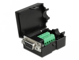 Adapter AV Delock DELOCK Adapter D-Sub9 gniazdo do złącza terminalowego z obudową