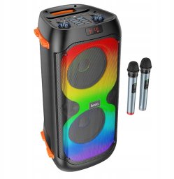 Zestaw do karaoke bluetooth 2 x 20W 4h Hoco BS53 czarny