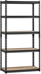 Regał magazynowy metalowy 5-poziomowy 907 kg - regulowane garaż piwnica