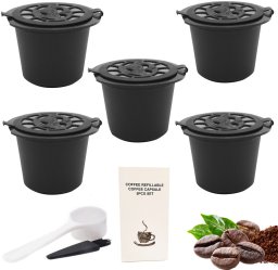 5 x kapsułki kawy nespresso wielokrotnego użytku