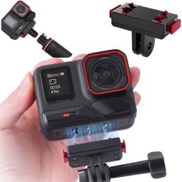 MOCOWANIE UCHWYT MAGNETYCZNY DO SZYBKIEGO MONTAŻU 1/4'' CALA DO KAMERY INSTA 360 ACE / ACE PRO / ACE 2