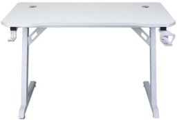 Biurko gamingowe Cobra CRF4577RGB White , LED RGB, 120 cm