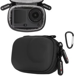 MINI FUTERAŁ CASE ETUI OCHRONNE DO DJI OSMO ACTION 6 / 5 PRO / 4 / 3 (CZARNY)