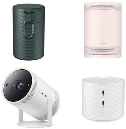 Projektor Samsung The Freestyle (Gen 2) 30-100" biały/różowy - Projektora komplekts F-SP-LFF3-BOX2 (8806097856078)