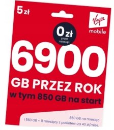 Karta Startowa Virgin 5