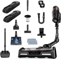 Odkurzacz pionowy Tefal X-Force Flex 15.60 Aqua melna/zelta Bezprzewodowy odkurzacz TY99G3 (3221616140882)