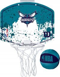 Basketbola groza komplekts NBA MINI-HOOP  CHARLOTTE HORNETS WTBA1302CHA (194979037669)