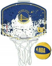 Wilson Zestaw koszykarskiej obręczy NBA MINI-HOOP GS WARRIORS