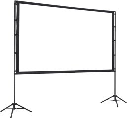 Ekran projekcyjny 100 cali z statywem 16:9 4K kino domowe plener