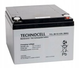 TCL 28-12 TECHNOCELL Akumulator AGM 12V 28Ah