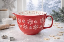 Miska do miskowania 4 L z rączką Śnieżynka