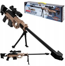 Karabin Snajperski Dla Dzieci Kulki Żelowe Snajper Pistolet Luneta 16X M200