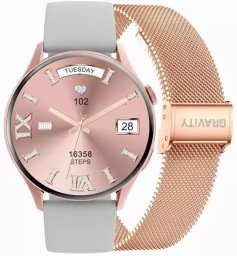 Smartwatch Gravity GT5-7 Różowe Złoto