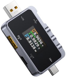 Fnirsi TESTER ZASILANIA USB 2W1 FNIRSI FNAC-28 USB-C USB-A MIERNIK NAPIĘCIA