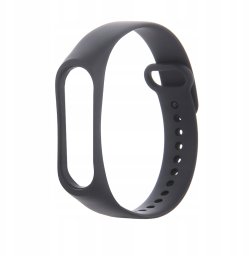 4kom.pl Pasek silikonowy do Xiaomi Mi Band 8 czarny