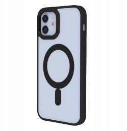 Nakładka Satin Elegant Mag do iPhone 12 / 12 Pro 6,1" czarna