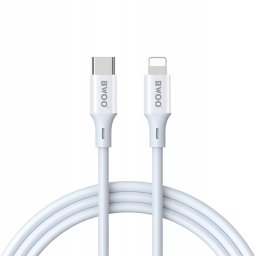 BWOO kabel USB-C - Lightning 1m 27W ABS + TPE X283 C-L biały