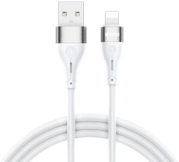 BWOO kabel USB - Lightning 1m 3A Minimalist Silicone biały X280L