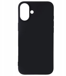 SUPERO Nakładka Satin Flex iPhone 16 Plus czarna