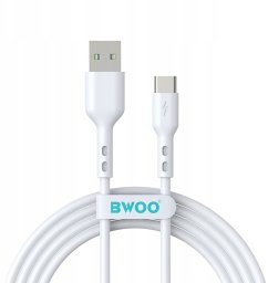 BWOO BWOO kabel USB - USB-C 2m 3A biały