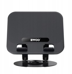 BWOO Obrotowa aluminiowa podstawka na tablet i laptopa