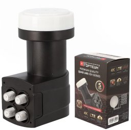 Konwerter Satelitarny QUAD Opticum RED LNB 03H Premium [0214]