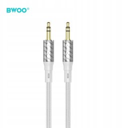 Kabel Boste BWOO AUX075 kabel AUX jack 3.5mm - jack 3.5mm audio szary