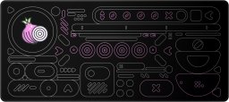 Podkładka Dark Project Onionite Dark Pattern XL (DPMP_ONIPAT_DARK_XL)