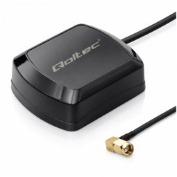 Moduł GPS Qoltec qoltec Mobilna Antena GPS GLONASS z podstawą magnetyczną | dookólna | 28dBi | 50W | SMA RA