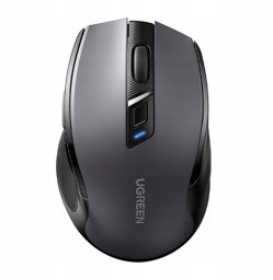 Mysz bezprzewodowa UGREEN MU006S Bluetooth 5.4 + 2.4 GHz USB-C (czarna)