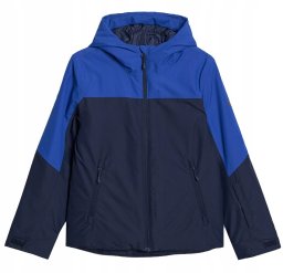 Kurtka narciarska dla chłopca 4F M0821 granatowa 4FJWAW25TTJAM0821 31S 164cm