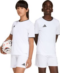 Adidas Koszulka dla dzieci adidas Entrada 26 Jersey biało-czarna JZ2532 116cm