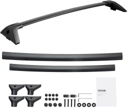 Uchwyty relingi dachowe Rav4 2019-23 aluminiowe z zamkiem 118 kg bagaż